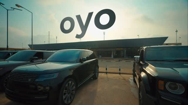 Luxury vehicles at Oyo airport, December 2025
